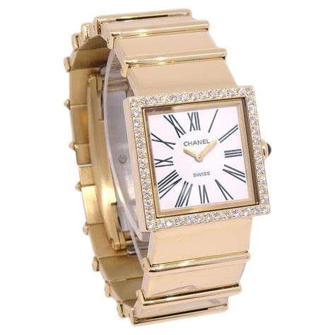 chanel gold link watch|mademoiselle chanel watch.